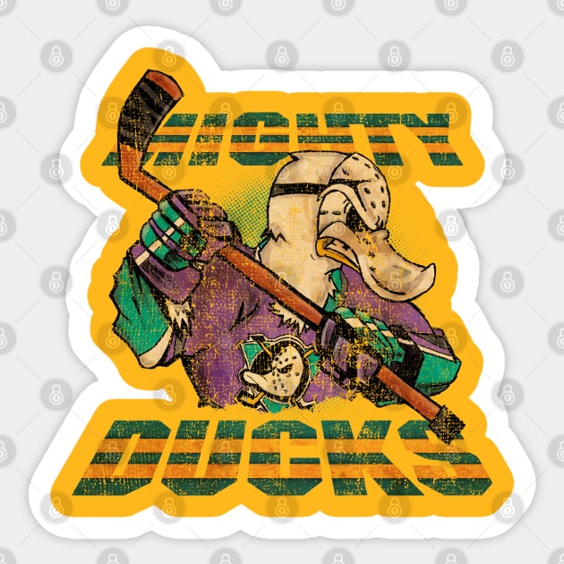 RETRO MIGHTY DUCKS RETRO Sticker by wesgemblung